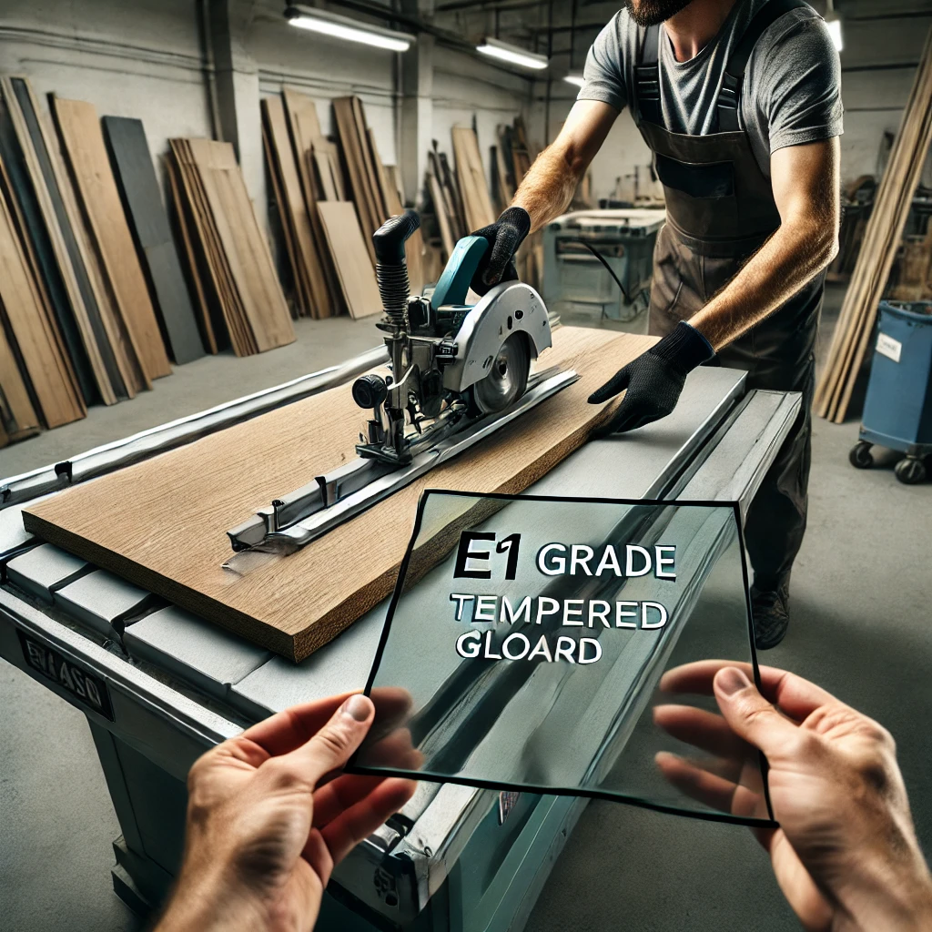 cutting e1 grade board with a table saw