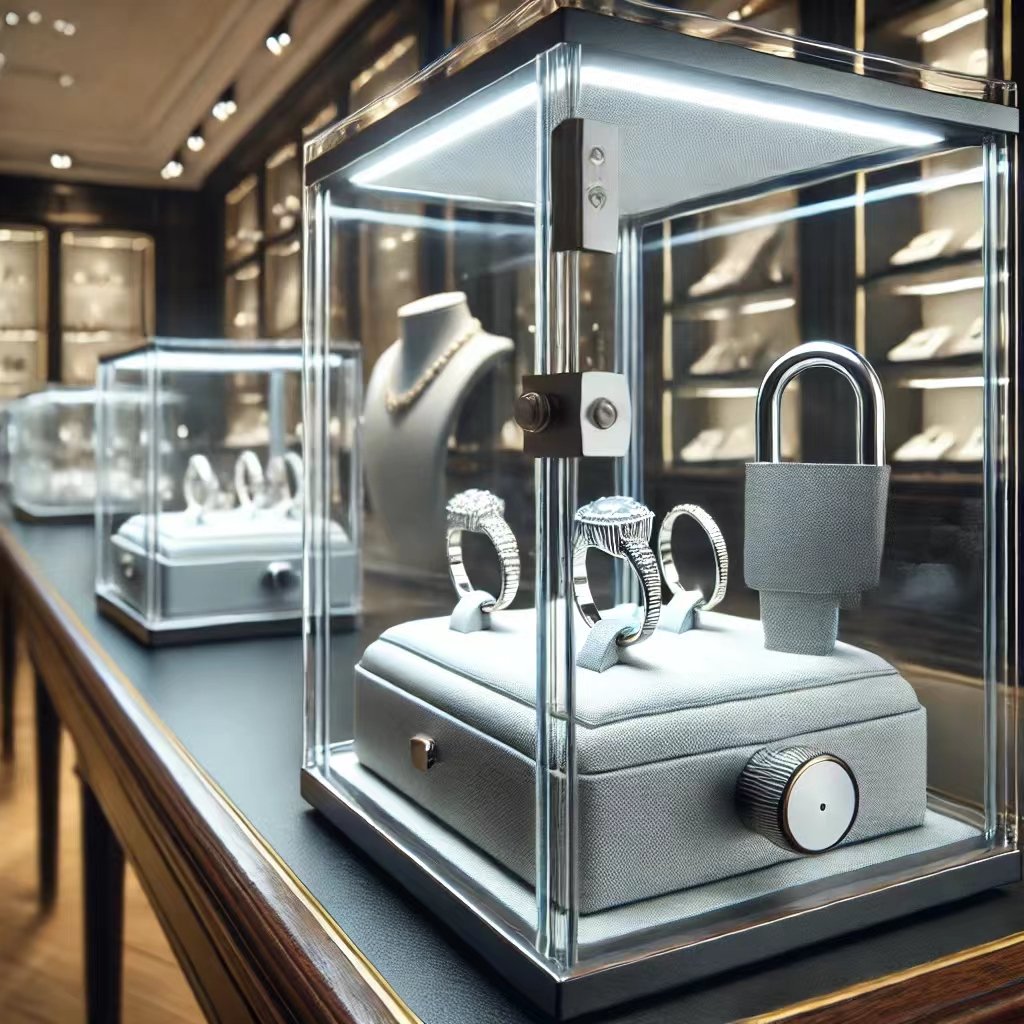 ensure the security of your jewelry display cases 1