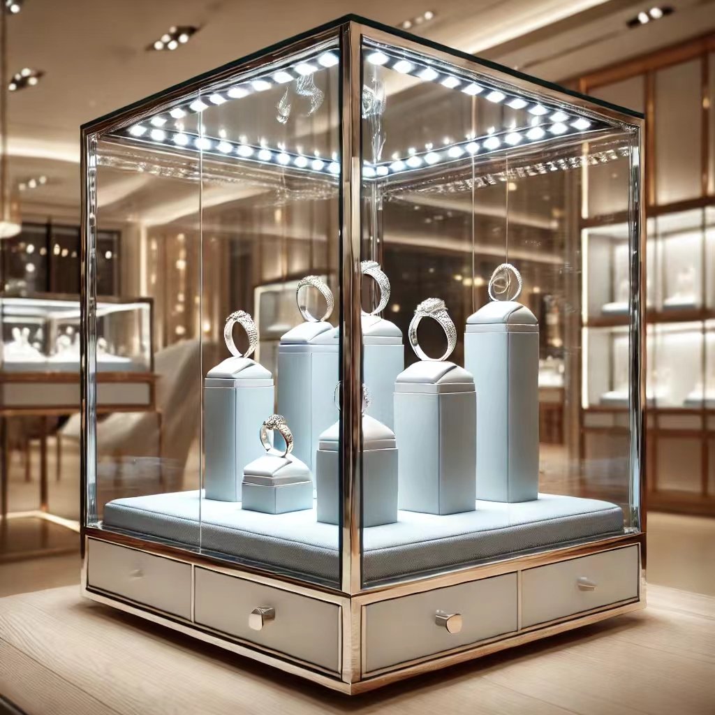 ensure the security of your jewelry display cases 2