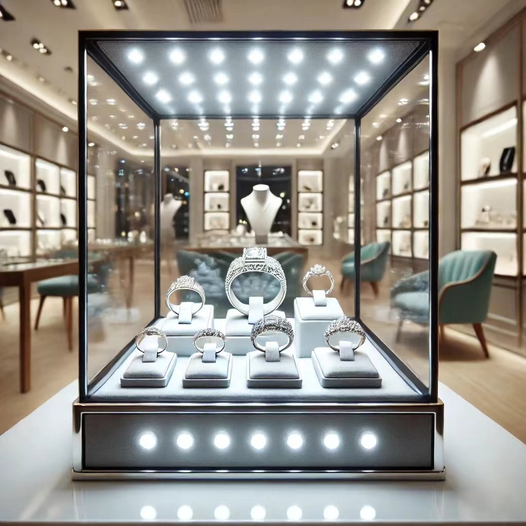 lighting in display cases