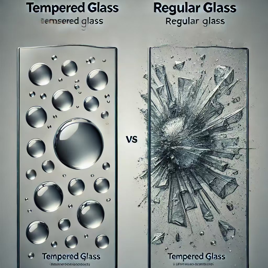 tempered glass vs. regular glass 2