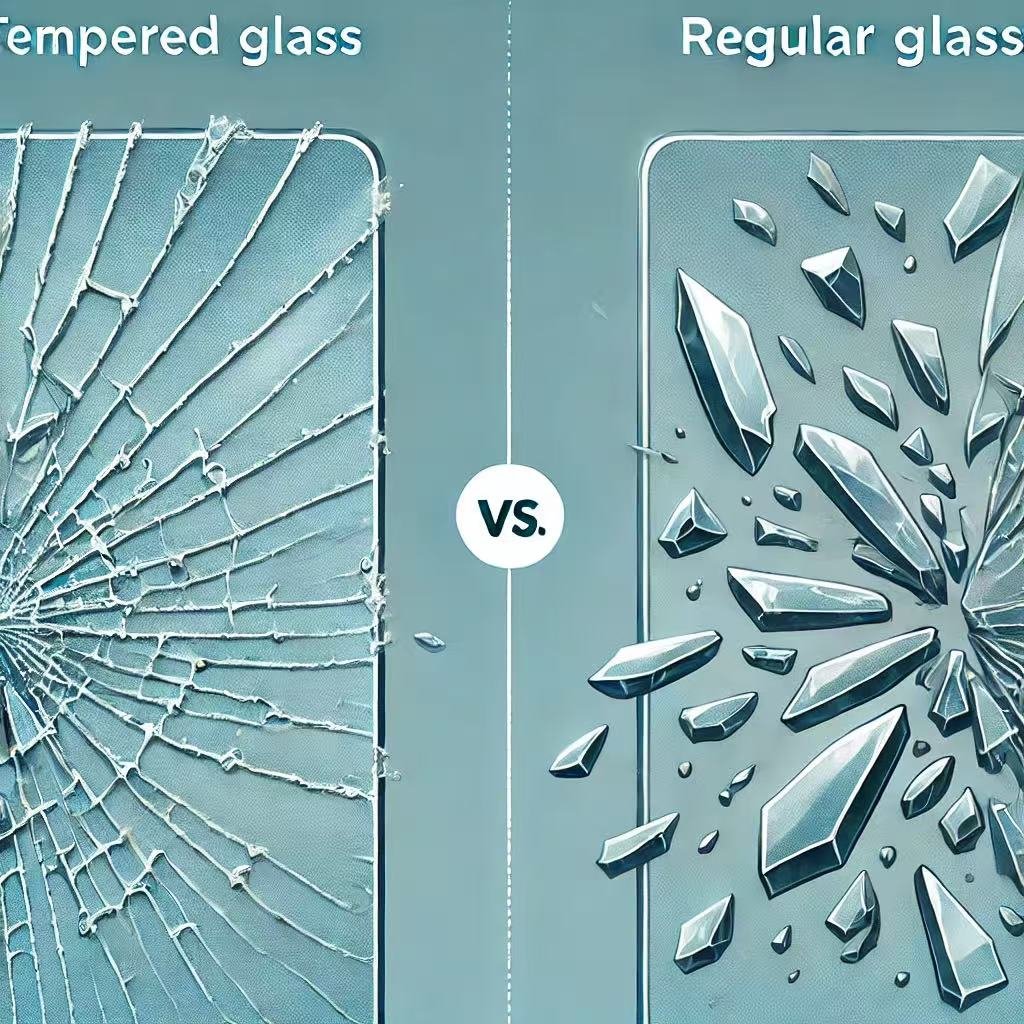 tempered glass vs. regular glass