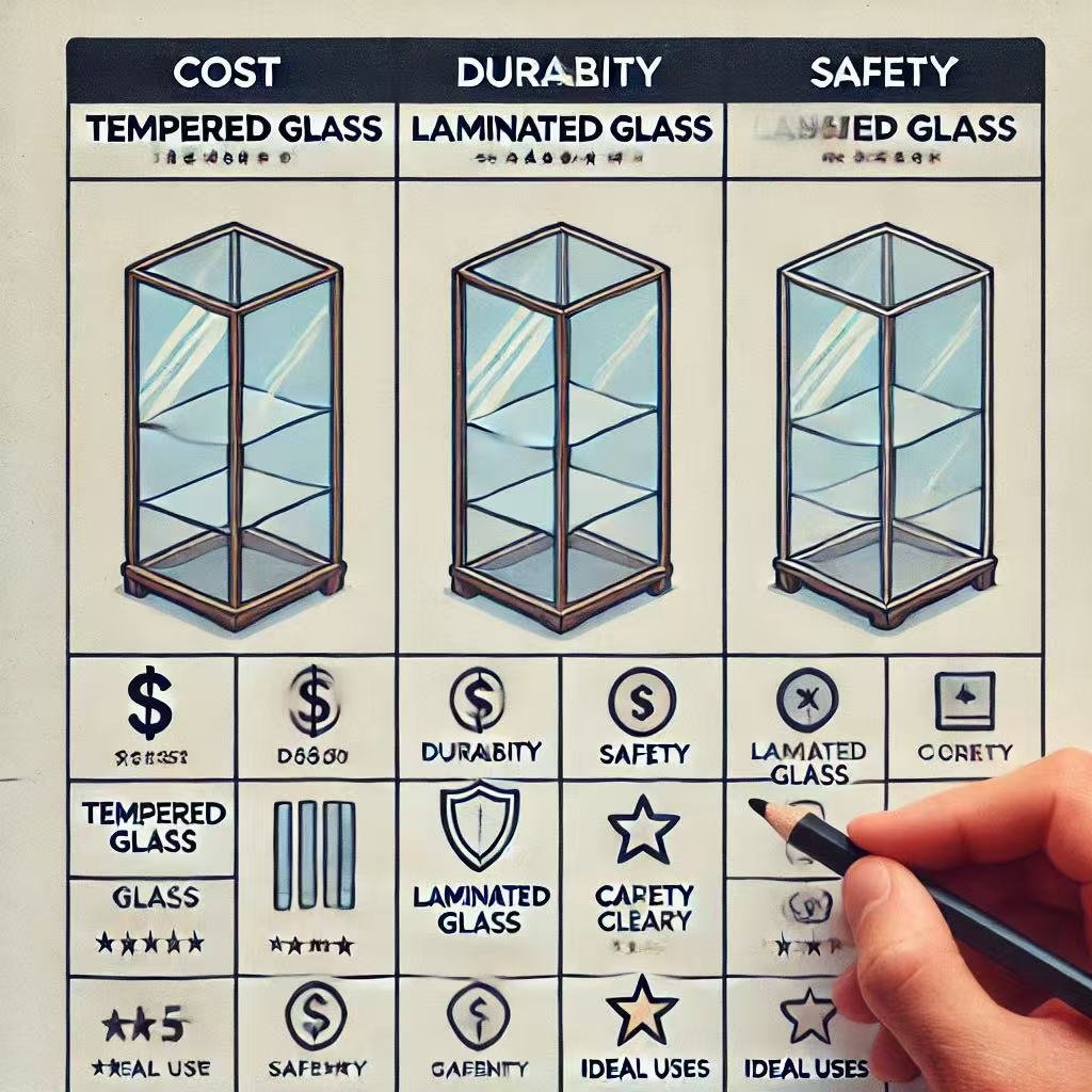 comparison chart of glass types 2