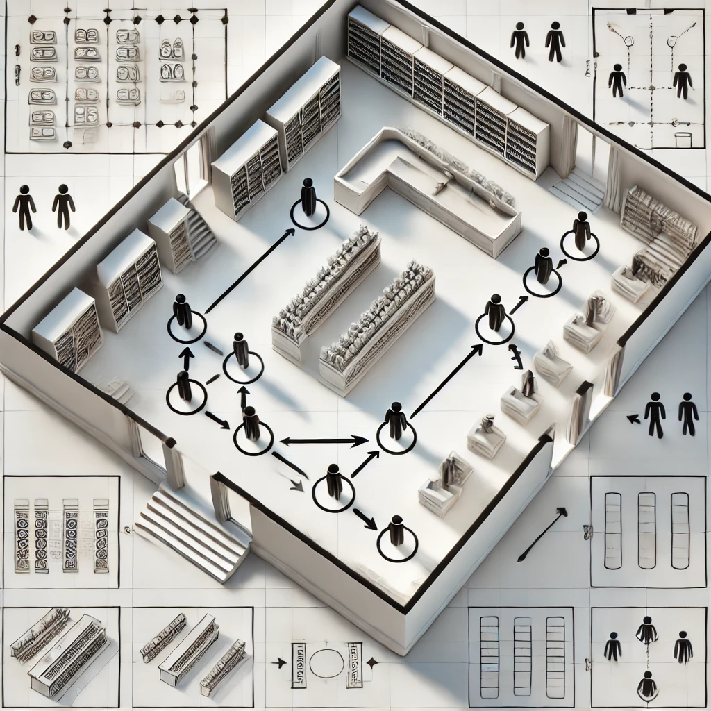 customer flow diagram