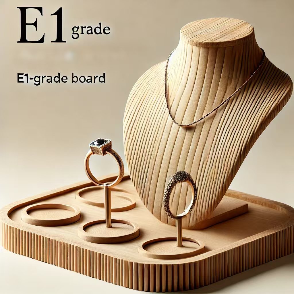 e1 grade board jewelry display structure