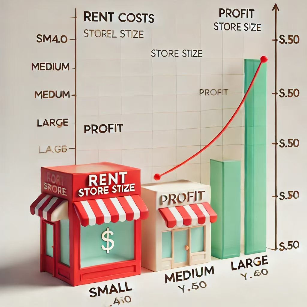 rent vs. profit graph 2