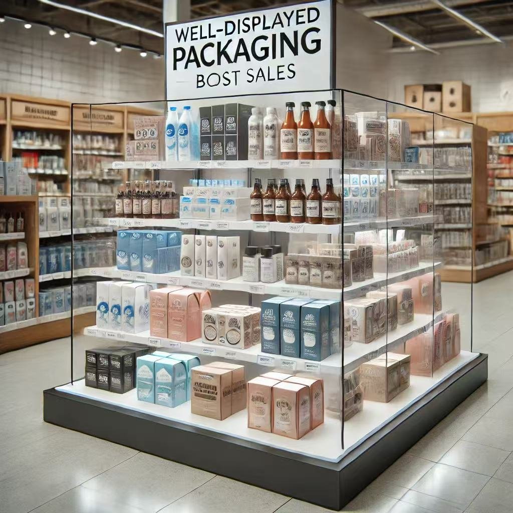 retail display with attractive packaging 2