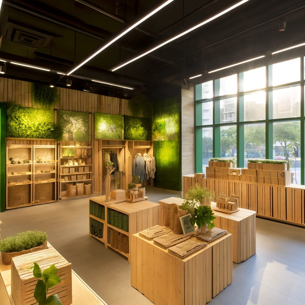 sustainable store designs