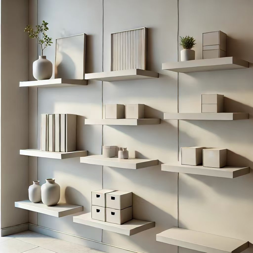 wall mounted shelves