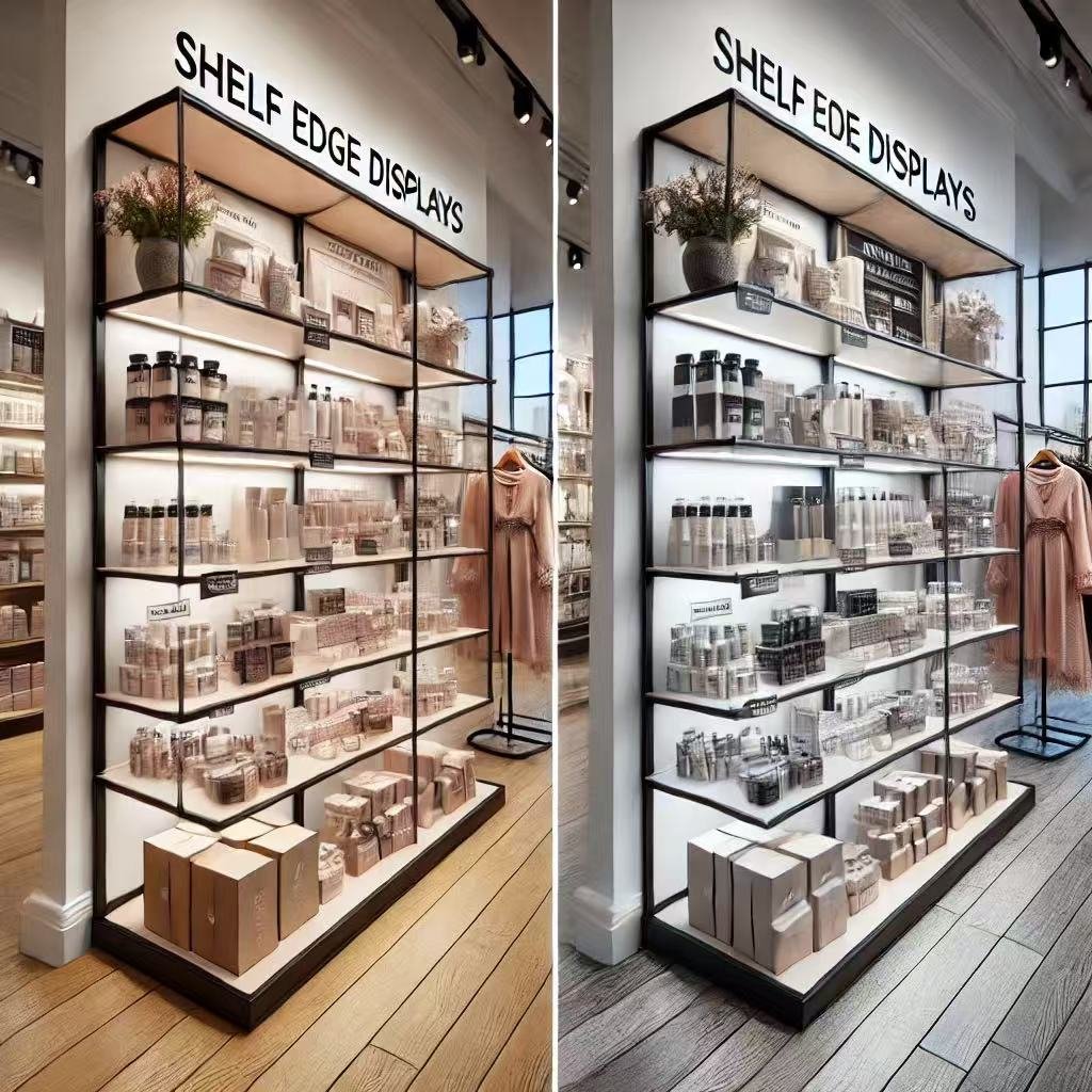 comparison of shelf edge displays with and without product information 2