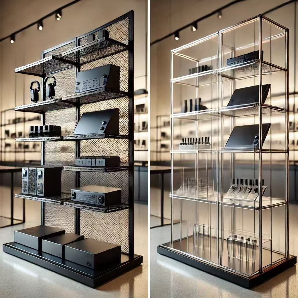 different types of shop display racks 2