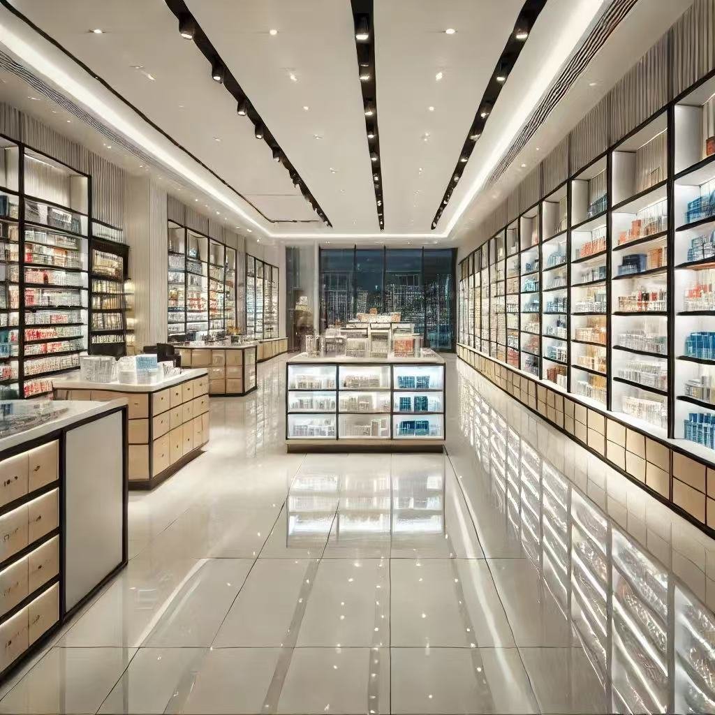 store with clean floors and shelves 2