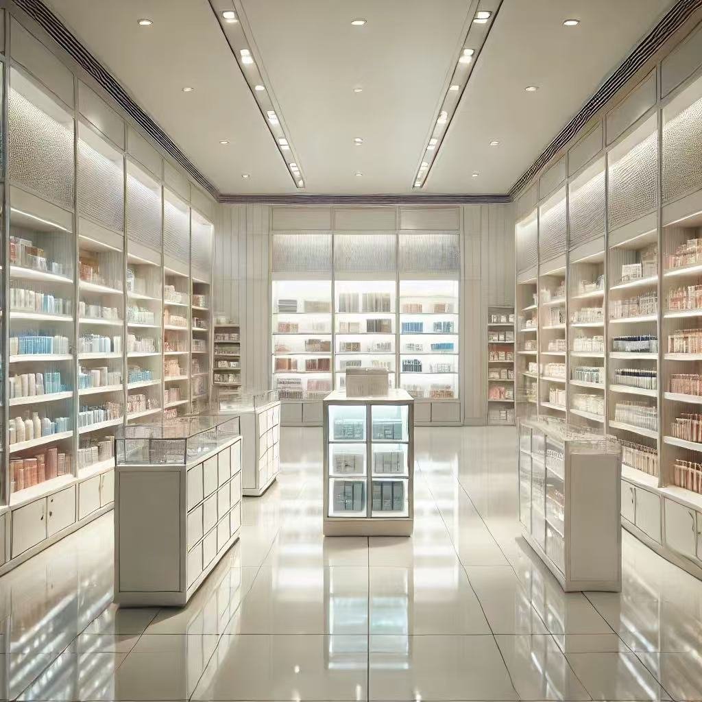 store with clean floors and shelves