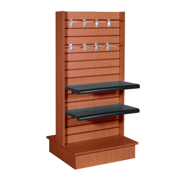 double sided slatwall merchandiser