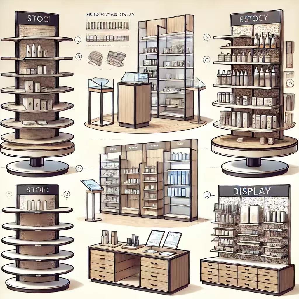 types of display stands 2