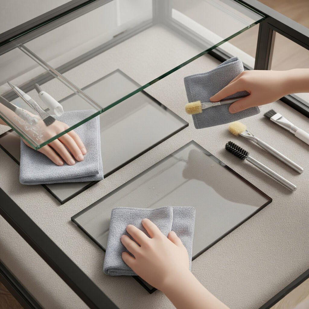 cleaning interior shelves and accessories (2)