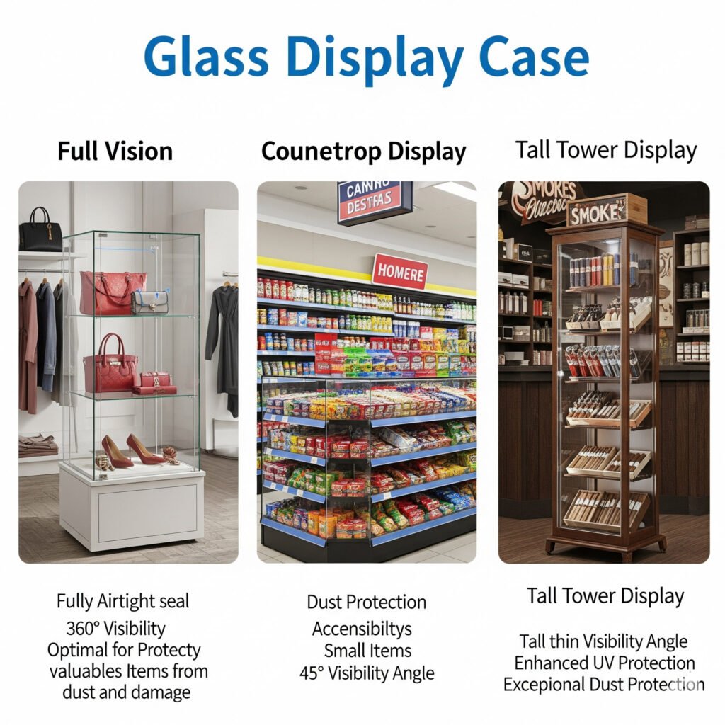 types of glass display cases and their effectiveness (2)