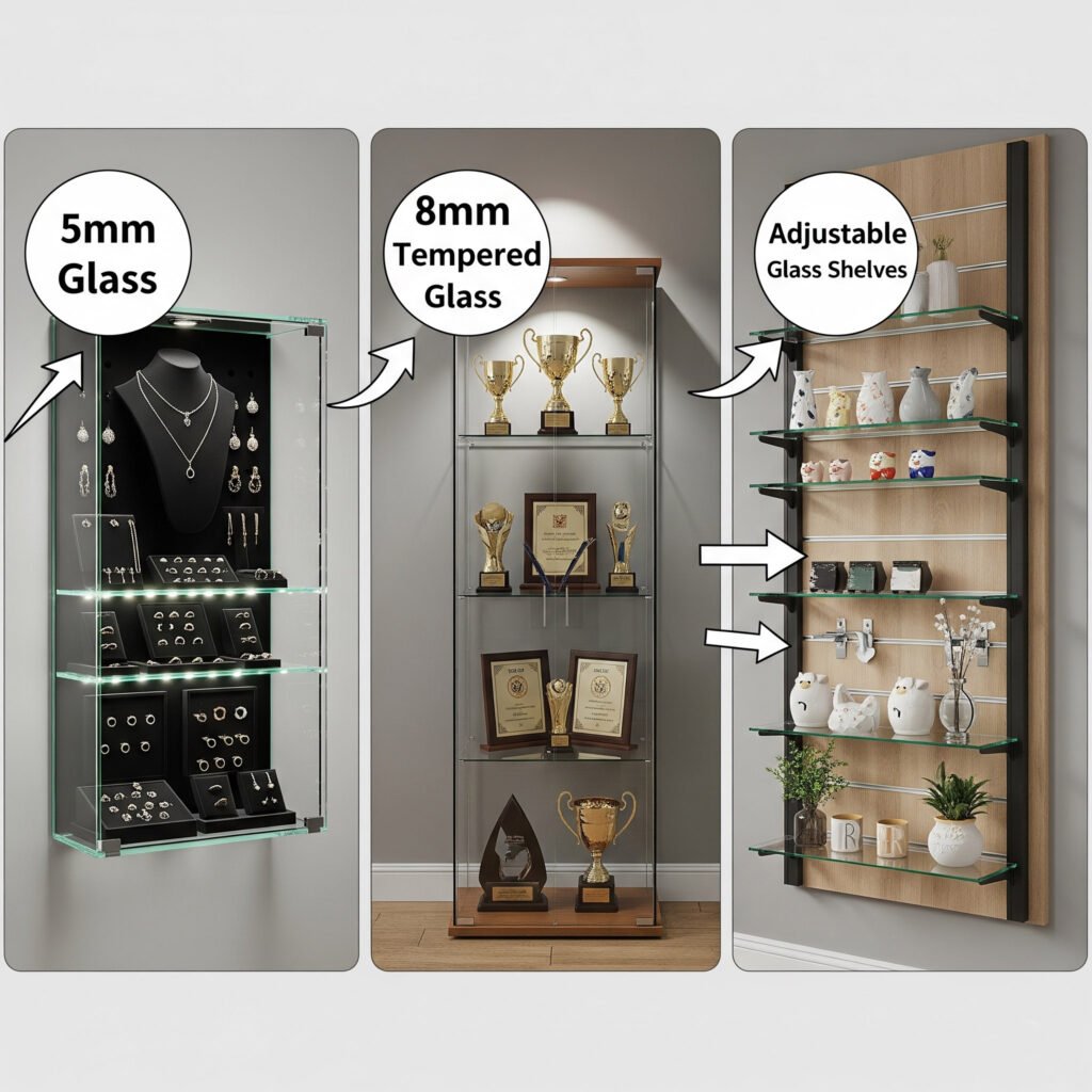 different cabinet styles need different glass thickness (1)