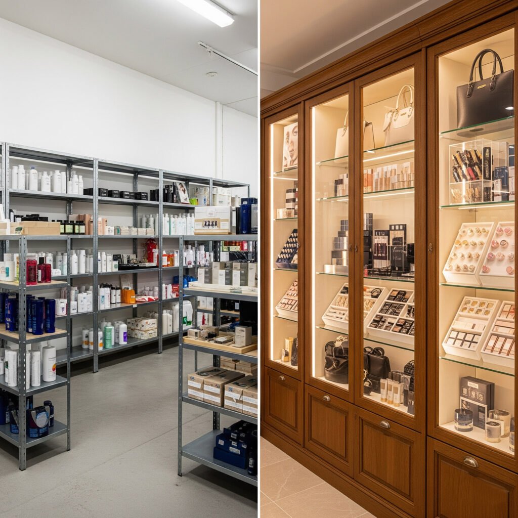 why retailers prefer wood display cabinets with glass doors (1)