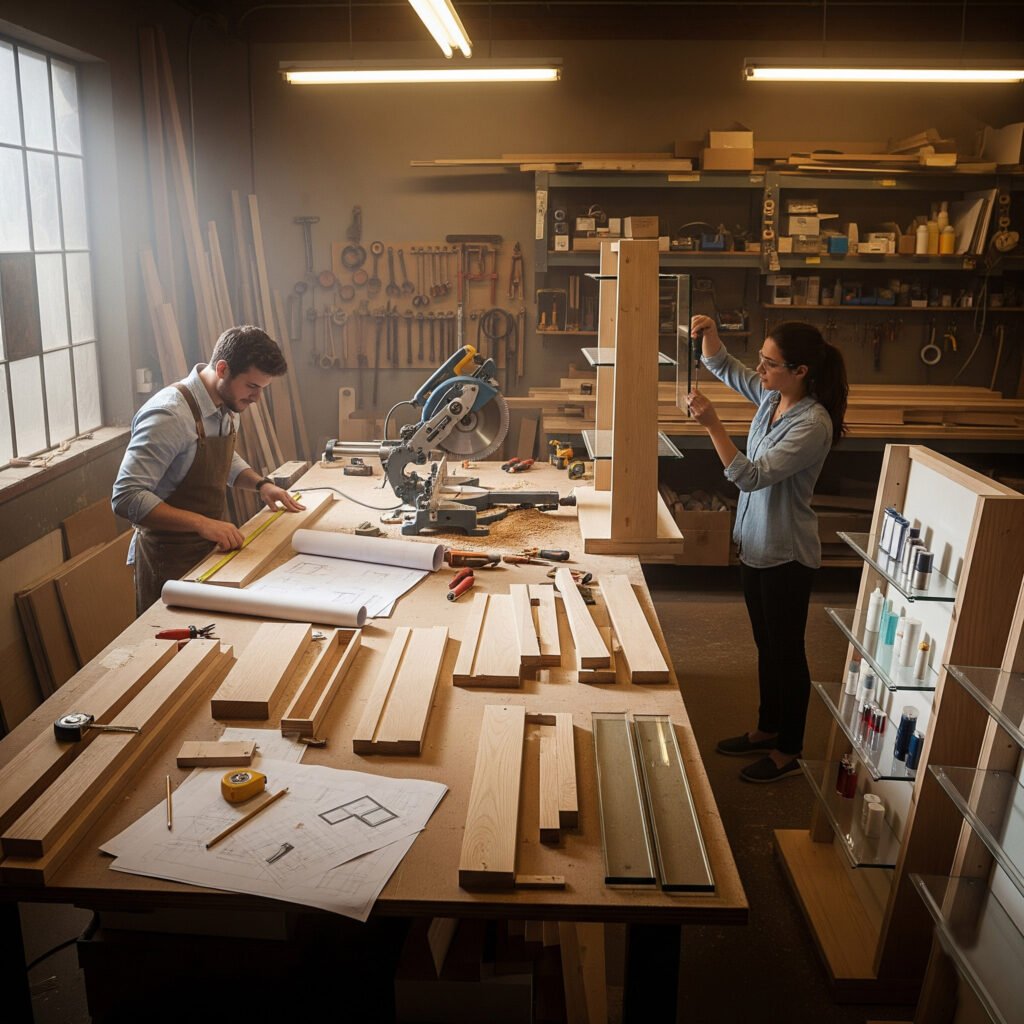 step by step guide how to build a set of retail display shelves (1)